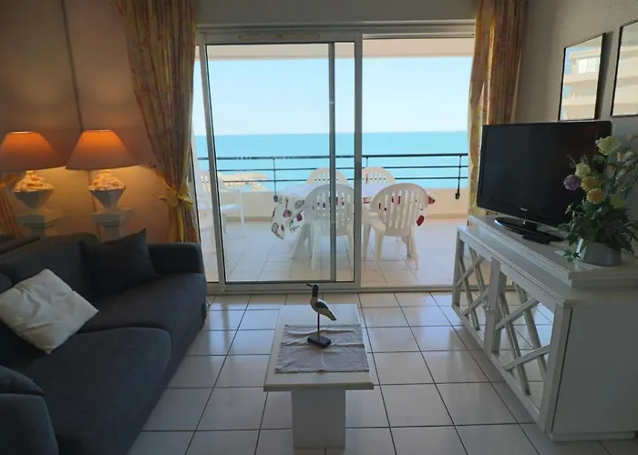 Appartement Climatise 4/6 Pers Avec Terrasse Vue Sur Mer - Fr-1-472A-166 *